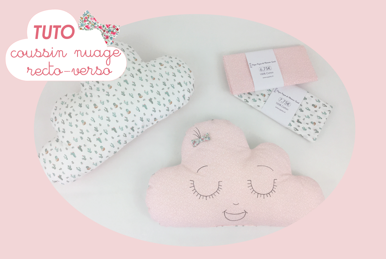 Tuto couture : réalisez un coussin nuage