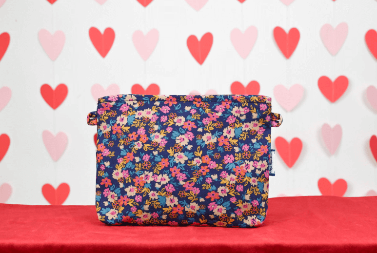 La pochette tissu saint valentin