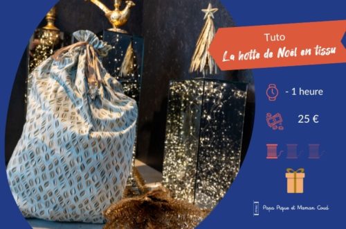 Le tuto de la Hotte de Noël en tissu Papa pique et maman coud